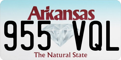 AR license plate 955VQL