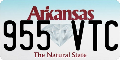 AR license plate 955VTC
