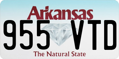 AR license plate 955VTD