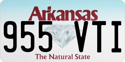 AR license plate 955VTI
