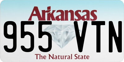 AR license plate 955VTN