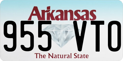 AR license plate 955VTO