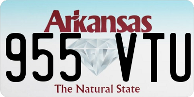 AR license plate 955VTU