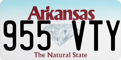 AR license plate 955VTY