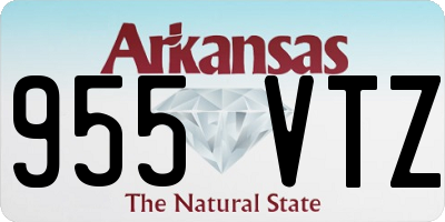 AR license plate 955VTZ