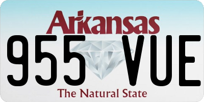 AR license plate 955VUE