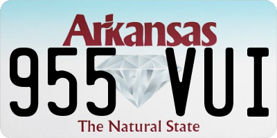 AR license plate 955VUI