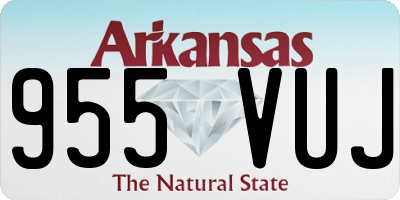 AR license plate 955VUJ