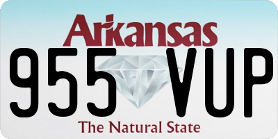 AR license plate 955VUP