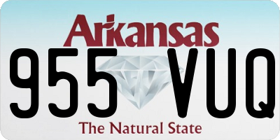 AR license plate 955VUQ