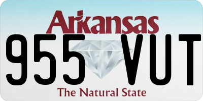 AR license plate 955VUT