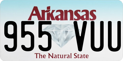 AR license plate 955VUU