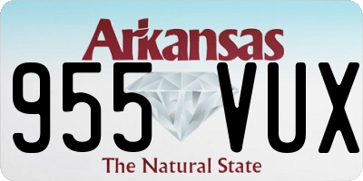 AR license plate 955VUX