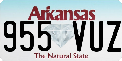 AR license plate 955VUZ