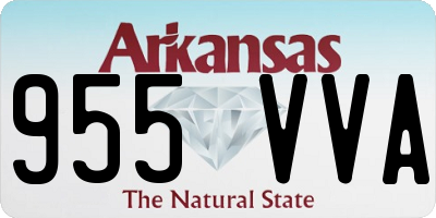 AR license plate 955VVA