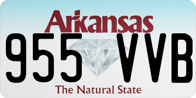 AR license plate 955VVB