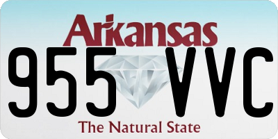 AR license plate 955VVC
