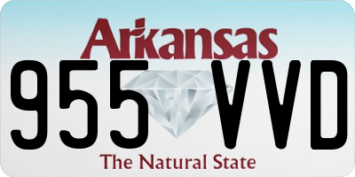 AR license plate 955VVD