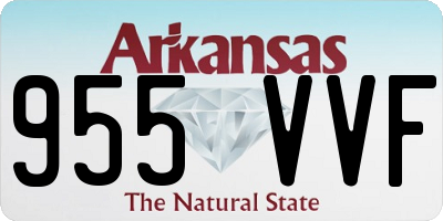 AR license plate 955VVF