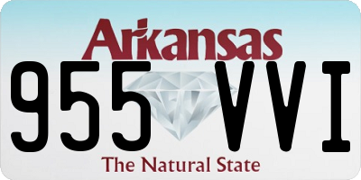 AR license plate 955VVI