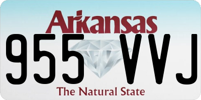 AR license plate 955VVJ