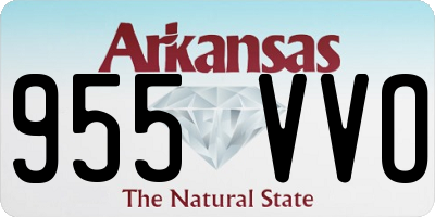 AR license plate 955VVO