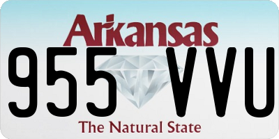 AR license plate 955VVU