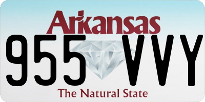 AR license plate 955VVY