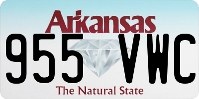 AR license plate 955VWC