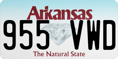 AR license plate 955VWD