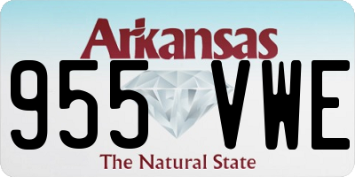 AR license plate 955VWE