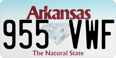 AR license plate 955VWF