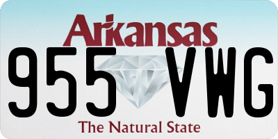 AR license plate 955VWG