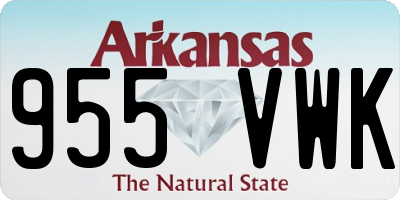 AR license plate 955VWK