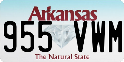 AR license plate 955VWM