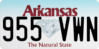 AR license plate 955VWN