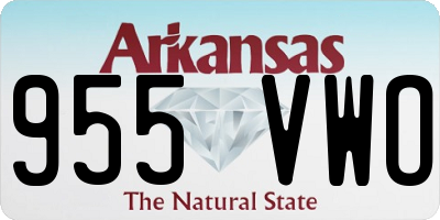 AR license plate 955VWO
