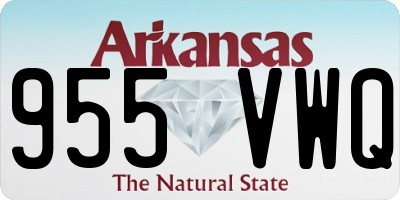AR license plate 955VWQ