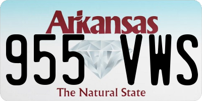 AR license plate 955VWS