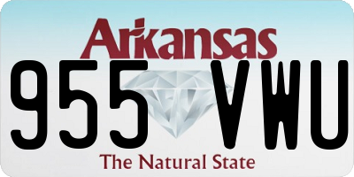 AR license plate 955VWU