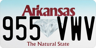 AR license plate 955VWV