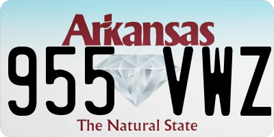 AR license plate 955VWZ