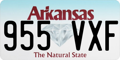 AR license plate 955VXF