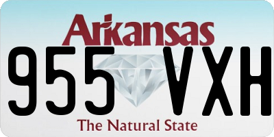 AR license plate 955VXH