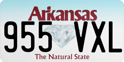 AR license plate 955VXL