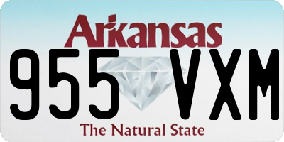 AR license plate 955VXM