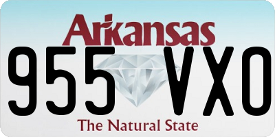 AR license plate 955VXO