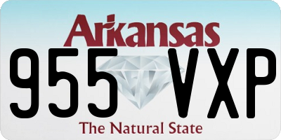 AR license plate 955VXP