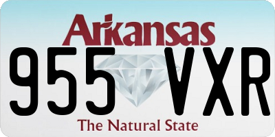AR license plate 955VXR