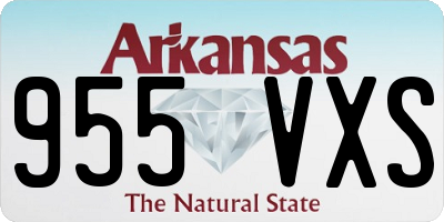 AR license plate 955VXS